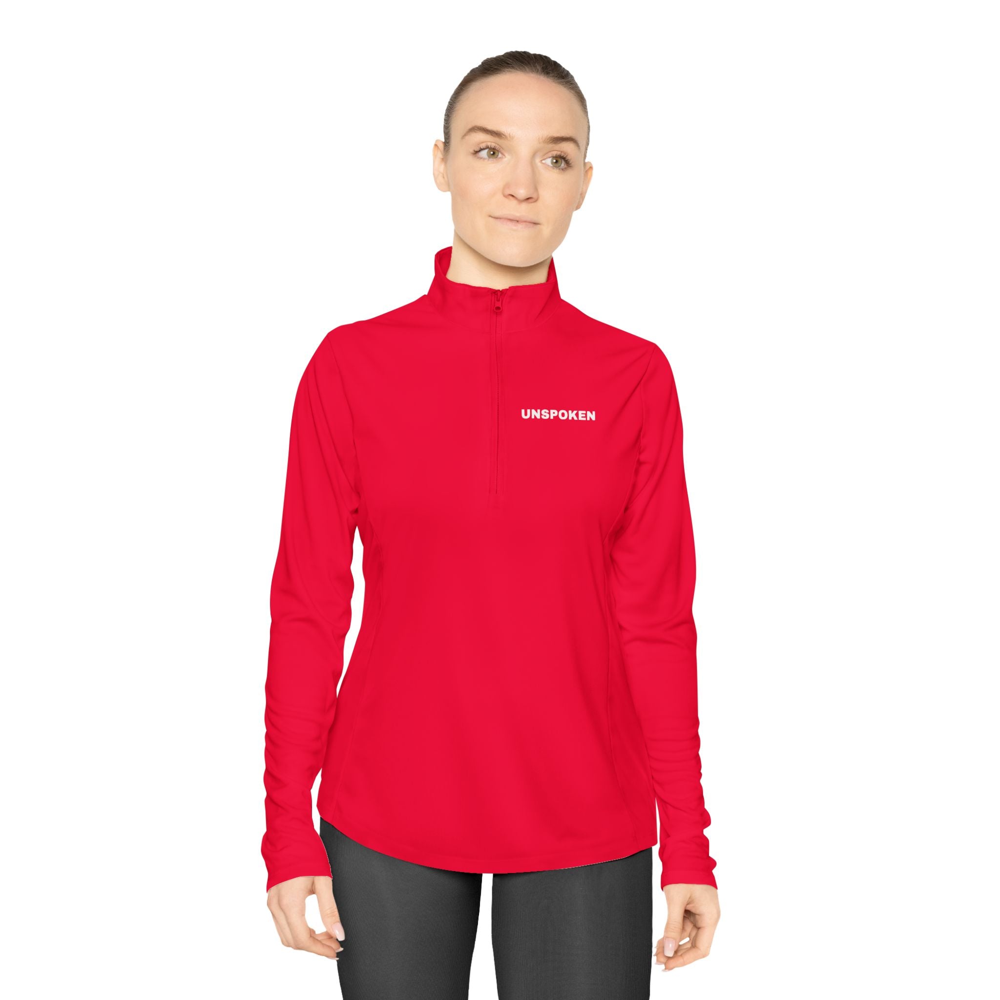 Stylish Ladies Quarter-Zip Pullover | Perfect for Casual Wear, Workout, Hiking, Gift for Her, Cozy Layers