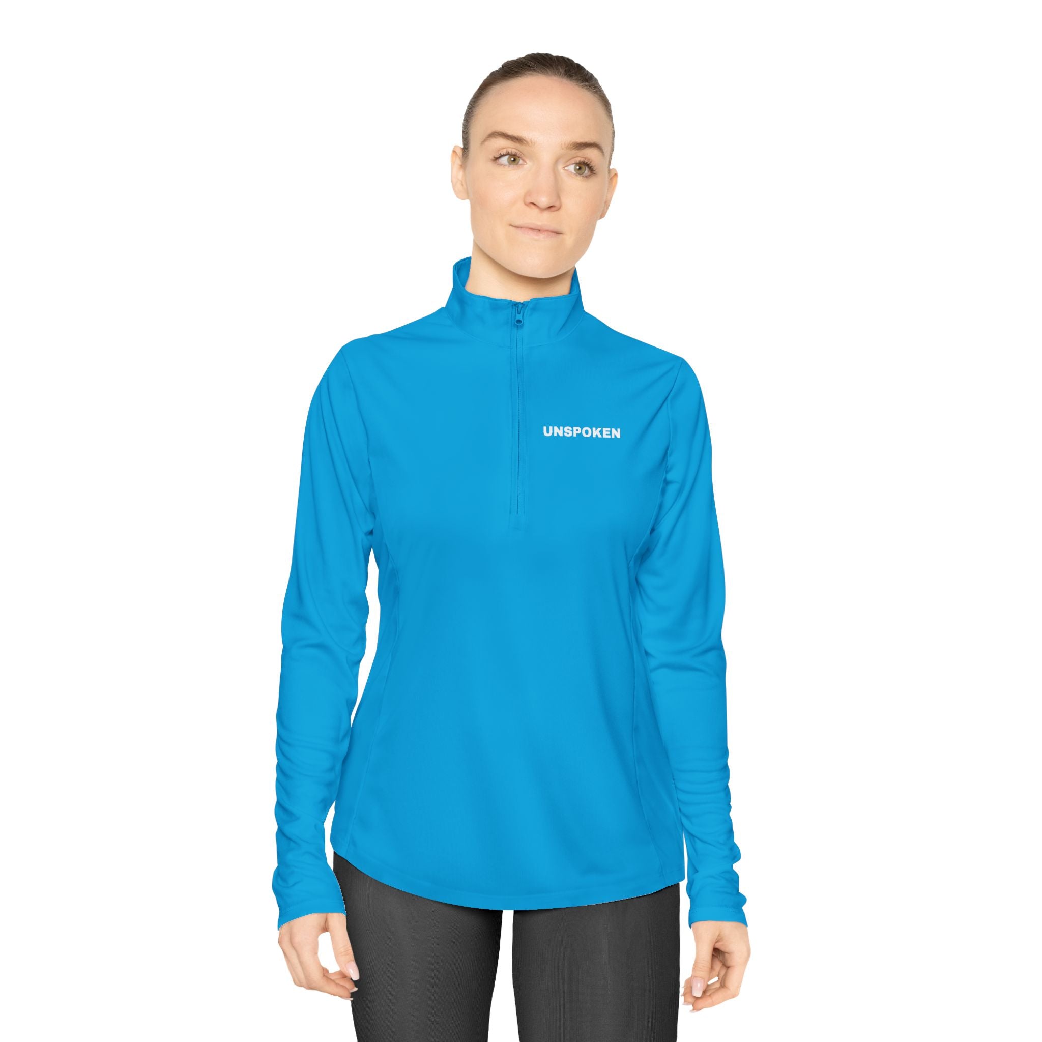 Stylish Ladies Quarter-Zip Pullover | Perfect for Casual Wear, Workout, Hiking, Gift for Her, Cozy Layers