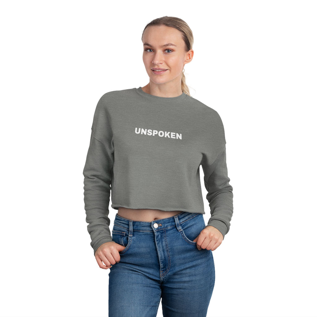 Cropped Sweatshirt, Trendy Women's Apparel, Casual Wear, Gift for Her, Stylish & Comfortable, Perfect for Every Day