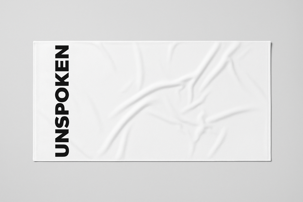 Chic Beach Towel - Unspoken, Summer Essentials, Poolside Relaxation, Travel Accessories, Gift for Beach Lovers