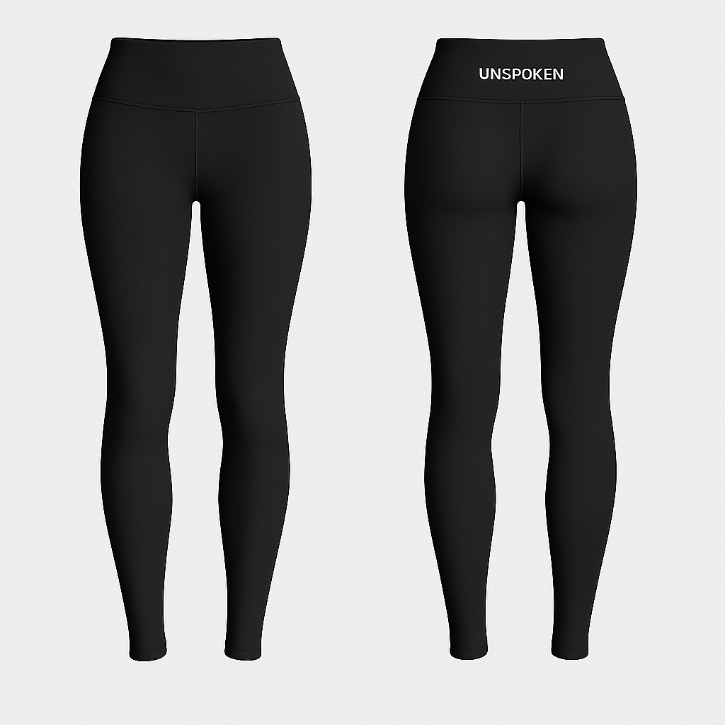 High Waisted Yoga Leggings Black